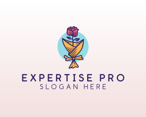 Rose Flower Florist logo design