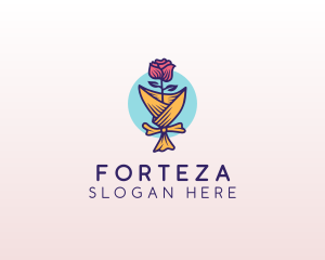 Rose Flower Florist logo design