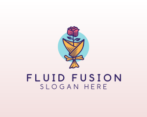 Rose Flower Florist logo design