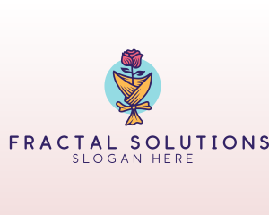 Rose Flower Florist logo design