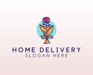 Rose Flower Florist logo design