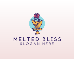 Rose Flower Florist logo design