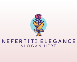 Rose Flower Florist logo design