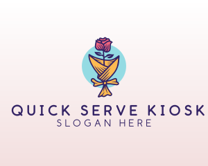 Rose Flower Florist logo design