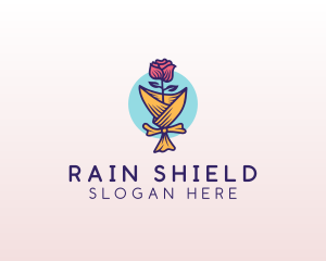 Rose Flower Florist logo design