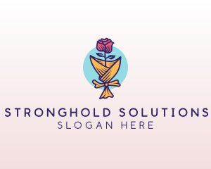 Rose Flower Florist logo design