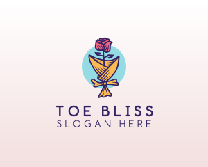 Rose Flower Florist logo design