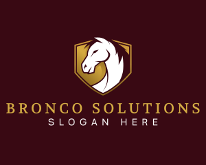 Horse Shield Equine logo design