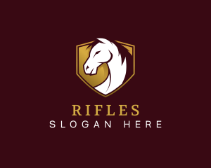 Expensive - Horse Shield Equine logo design