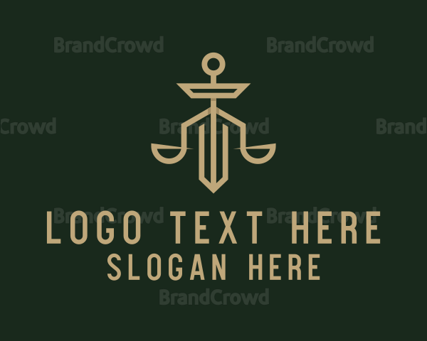 Law Scale Sword Logo