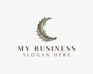 Moon - Floral Moon Boutique logo design