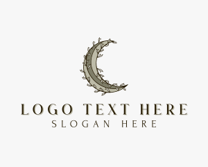 Decor - Floral Moon Boutique logo design