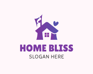 Cozy House Letter H logo design