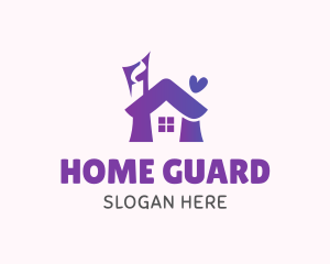 Cozy House Letter H logo design