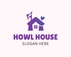 Cozy House Letter H logo design