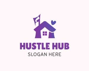 Cozy House Letter H logo design