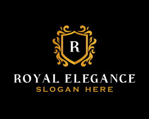 Luxury Royal Shield logo design