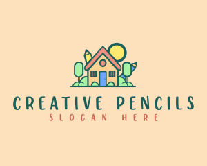 Daycare School Learning logo design