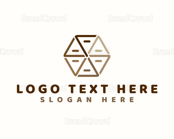 Geometric Hexagon Cabinet Logo