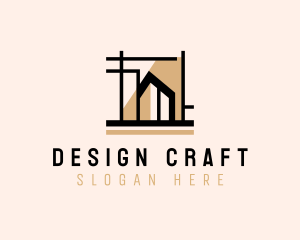 Building Blueprint Architect logo design