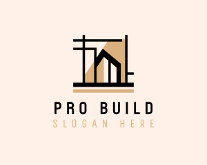 Building Blueprint Architect logo design