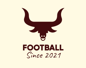 Western - Brown Bull Hunting logo design