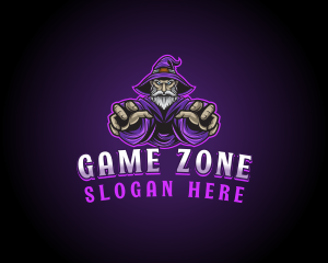 Arcade Gaming Wizard logo design