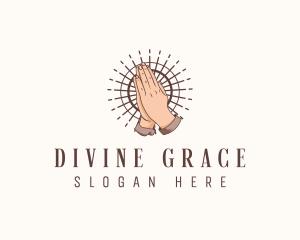 Holy Hand Prayer logo design