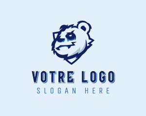 Wild Panda Bear logo design