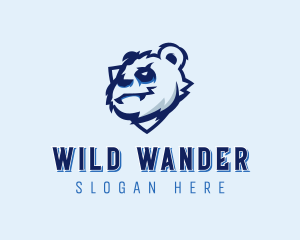 Wild Panda Bear logo design