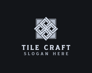 Floor Tile Home Improvement logo design