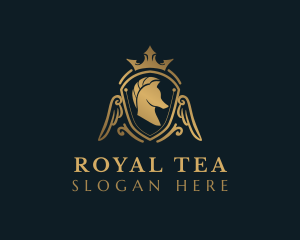 Royal Horse Shield logo design