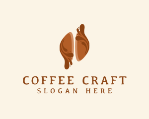 Barista - Coffee Bean Barista logo design