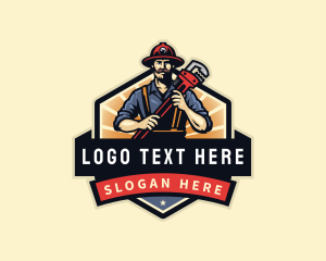 Banner - Handyman Plumber Wrench logo design