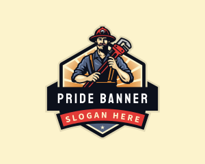 Handyman Plumber Wrench logo design