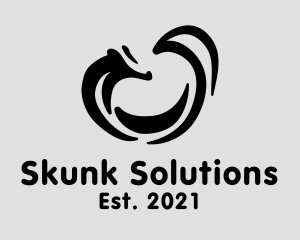 Skunk - Wild Skunk Animal logo design