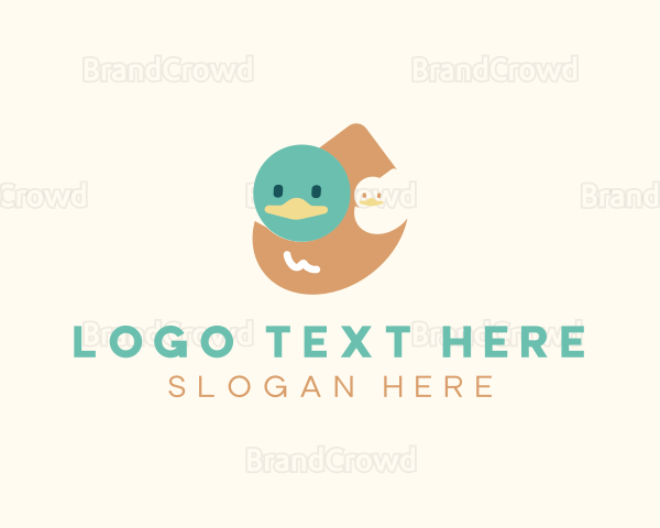 Duck Bird Toy Logo