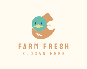 Duck Animal Farm  logo design