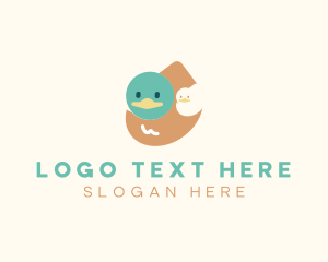 Animal - Duck Bird Toy logo design