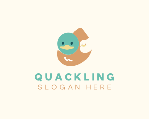 Duck Bird Toy logo design