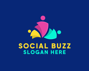 Social Community Group logo design