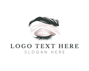 Fashion - Eyelash Beauty Styling logo design