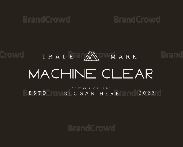 Masculine Business Wordmark Logo