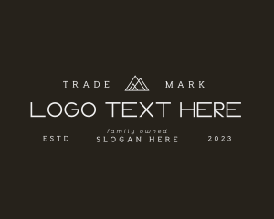 Crafting - Masculine Business Wordmark logo design