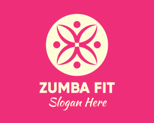 Zumba - Yoga Fitness Community logo design