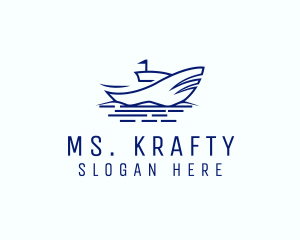  Ship Line Nautical Logo