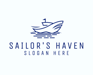  Ship Line Nautical logo design