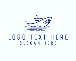 Voyage - Ship Line Nautical logo design