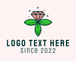 Lux - Diamond Plant Jewelry logo design
