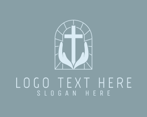 Cross - Religious Worship Cross logo design